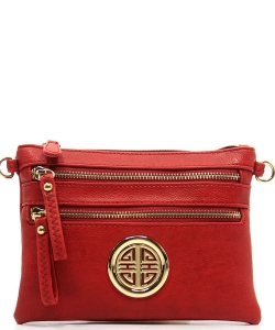 Fashion Logo Clutch Crossbody Bag WU001L RED